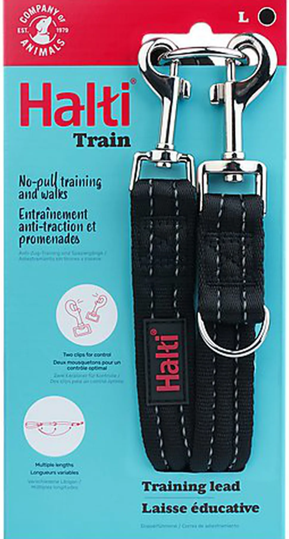 Halti - Laisse Educative Training Lead L pour Chiens