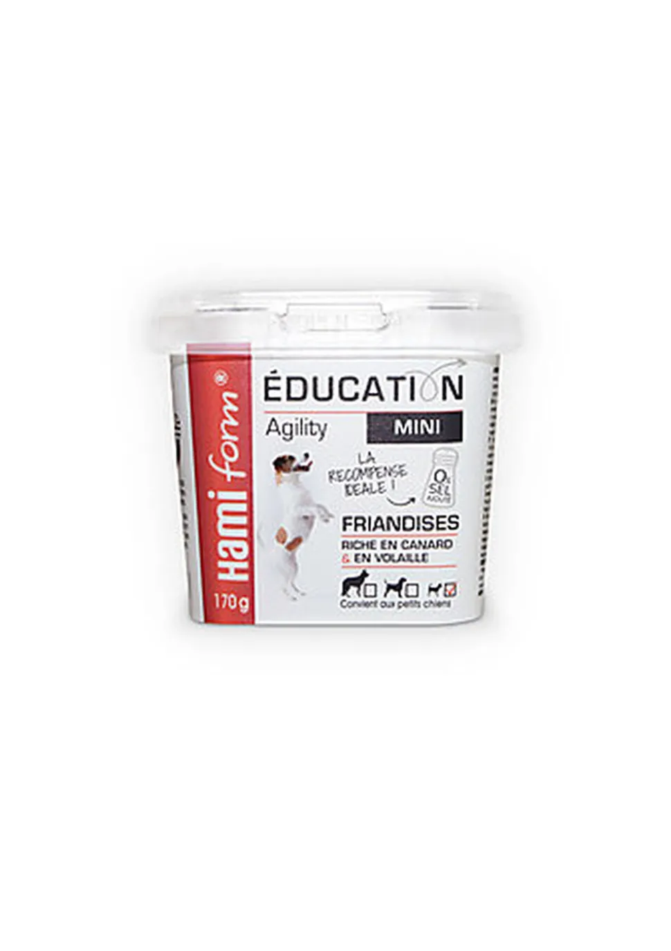 Hamiform - Friandises Education Mini Canard et Volaille - 170g