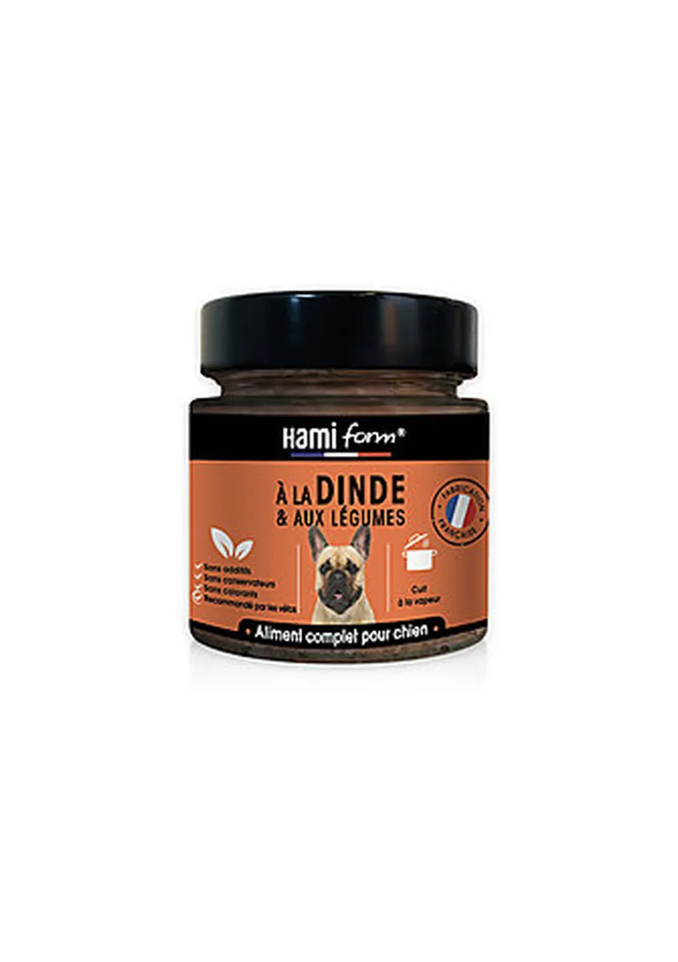 Hamiform - Pâtée Cuisinée pour chien à la dinde et aux légumes - 250g