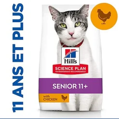 Hill's - Feline Senior 11+ Poulet pour Chat