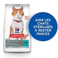 Hill's - Feline Young Sterilised Cat Adult Thon pour Chat