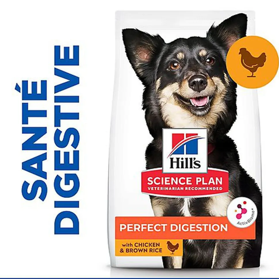 Hill's Science Plan - Croquettes Adulte Perfect Digestion au Poulet pour Petit Chien