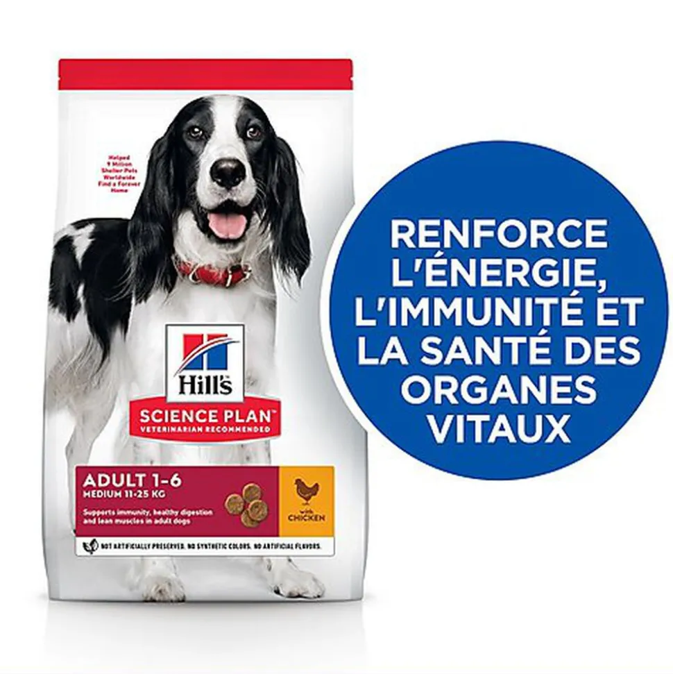 Hill's Science Plan - Croquettes Advanced Fitness Medium Adult Poulet pour Chien