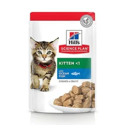 Hill's Science Plan - Kitten Multipack 12 Sachets Repas Pour Chaton Poulet Et Poisson  - 12x85g