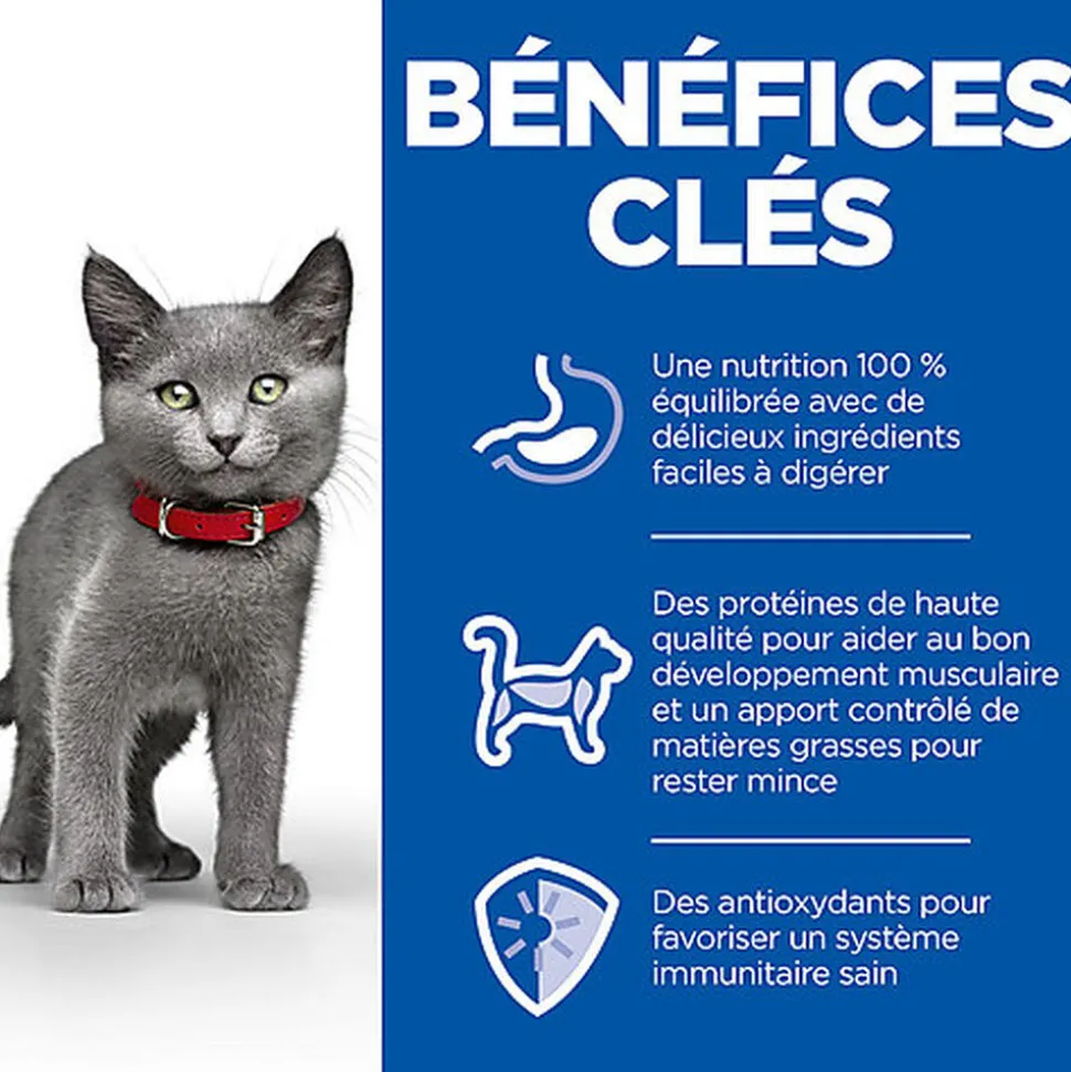 Hill's Science Plan - Kitten Sterilised Cat Croquettes Pour Chaton Stérilisé Au Poulet - 300g