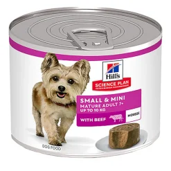 Hill's Science Plan - Mature Small&Mini Mousse Pour Chien Agé De Petite Race Bœuf  - 200g