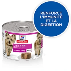 Hill's Science Plan - Mature Small&Mini Mousse Pour Chien Agé De Petite Race Bœuf  - 200g