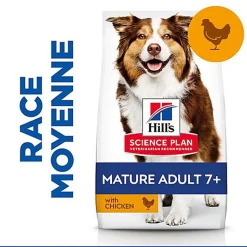 Hill's Science Plan - Mature Adult Croquettes Pour Chien Agé Au Poulet - 12kg