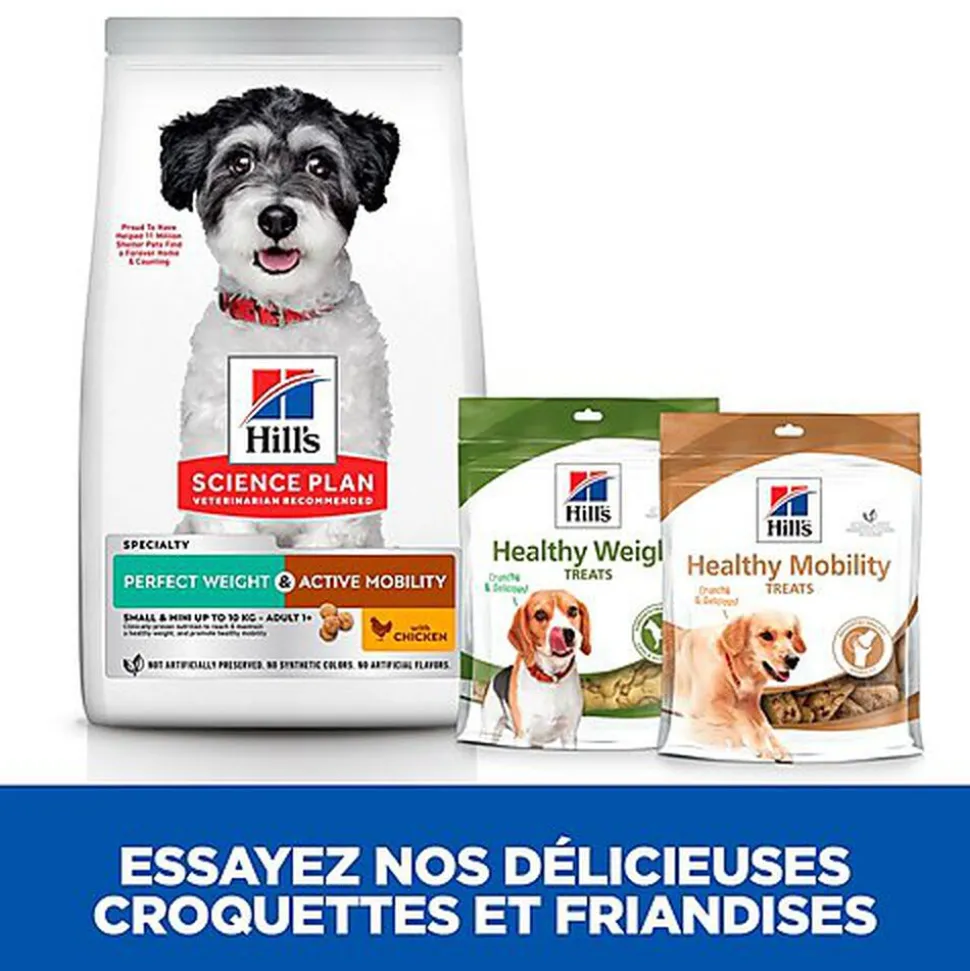 Hill's Science Plan - Perfect Weight & Active Mobility Aliment Pour Petit Chien Adulte Poulet - 1,5kg