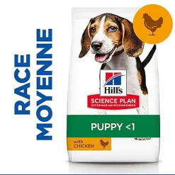 Hill's Science Plan - Puppy Croquettes Pour Chiot Au Poulet - 12kg
