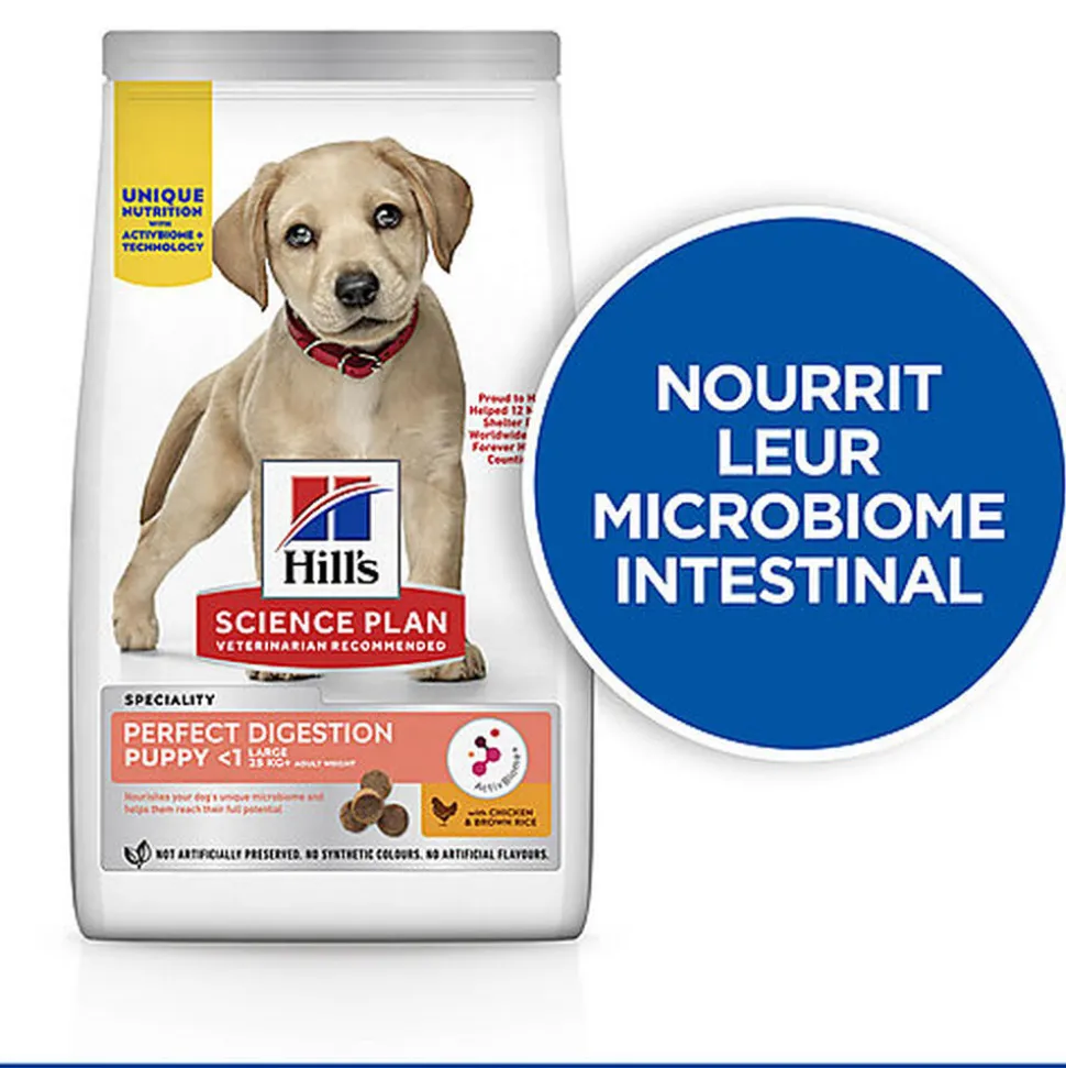Hill's Science Plan - Puppy Perfect Digestion Croquettes Pour Chiot De Grande Race - 12kg
