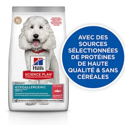 Hill's Science Plan Hypoallergenic Adult Croquettes pour Chien Adulte au Saumon