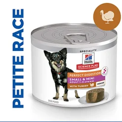 Hill’s Science Plan Perfect Digestion Adult Small&Mini Mousse Chien Adulte Petite Race Dinde - 200g