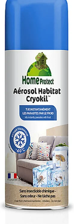 Home Protect - Aérosol Cryokil pour Habitat - 500ml