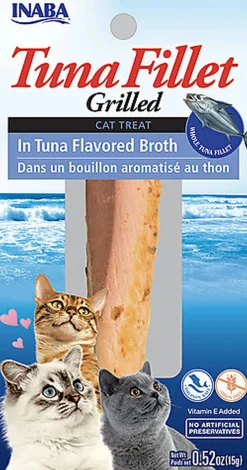 Inaba - Friandises Filet de Thon Grillé pour Chats - 15g