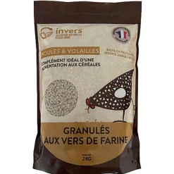Invers - Granulés aux Vers de Farine pour Poules & Volailles