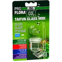 JBL - Diffuseur CO2 Proflora Taifun Glass Midi pour Aquarium Eau Douce