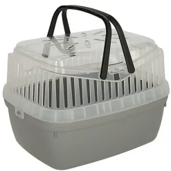 Kerbl - Box De Transport Portobello Gris/Transparent - 30x23x23cm
