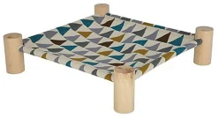 Kerbl - Hamac en Toile Bleu et Beige pour Lapin - 38cm