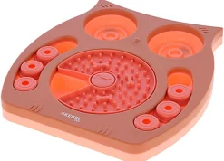 KERBL - JEU REFLEXION OWL SAUMON/MARRON, 30 x 28 cm