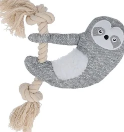 Kerbl - Jouet Paresseux blanc/gris pour chiots - 28cm