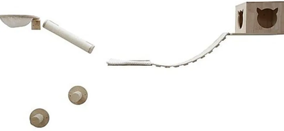 Kerbl - Mur d'escalade Anden pour chats - 8pcs