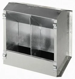 Kerbl - Nourrisseur galva 2 râteliers pour lapins - 3000ml