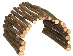 KERBL - PONT EN BOIS POUR RONGEUR 27X16CM