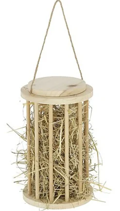 Kerbl - Râtelier à Foin 3en1 en Bois pour Rongeurs - 25cm