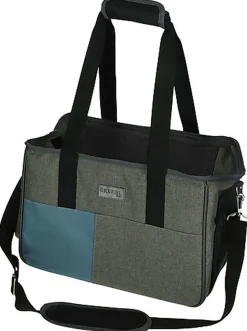 Kerbl - Sac Transport Vacation gris/bleu - 44 x 20 x 27 cm