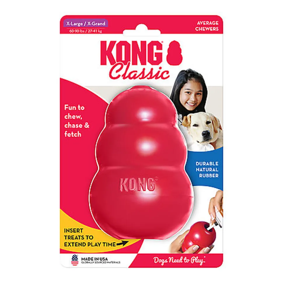 KONG - Jouet Classic en Caoutchouc pour Chien