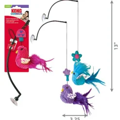 KONG - Jouet Connects avec Ventouse pour Chats