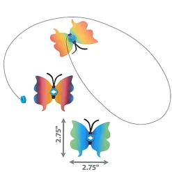 KONG - Jouet Pack Papillon Remplacement Teaser Purrsuit pour Chats