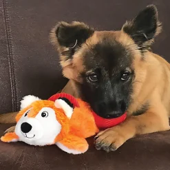 KONG - Jouet Peluche Cozie Pocketz Castor pour Chiens - M