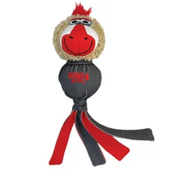KONG - Jouet Peluche  Wubba Zoo Mandrill pour Chiens