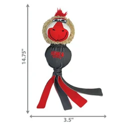 KONG - Jouet Peluche  Wubba Zoo Mandrill pour Chiens
