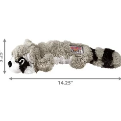 KONG - Jouet Scrunch Knots Raccoon pour Chiens