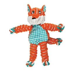 KONG - Peluche Floppy Knots Fox Renard pour Chien - S/M