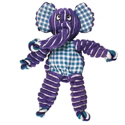 KONG - Peluche Floppy Knots Elephant pour Chien - M/L