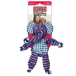 KONG - Peluche Floppy Knots Elephant pour Chien - M/L