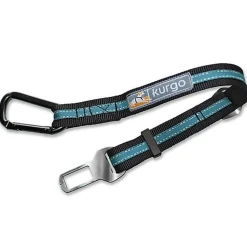 Kurgo - Attache Sécurité Direct Seat-belt Voiture pour Chien - Bleu