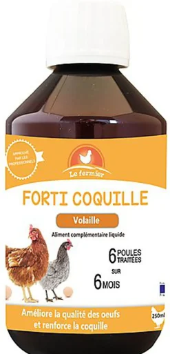 Le Fermier - Aliment Complémentaire Forti Coquille pour Basse cour - 250ml