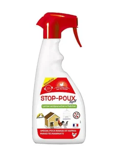 Le Fermier - Lotion Antiparasitaire Habitat Stop Poux pour Basse cour - 500ml