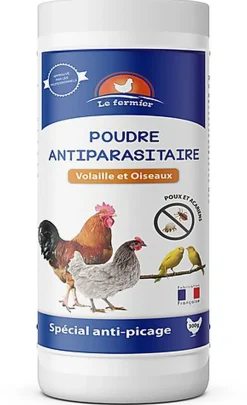 Le Fermier - Poudre Antiparasitaire pour Basse cour - 300g
