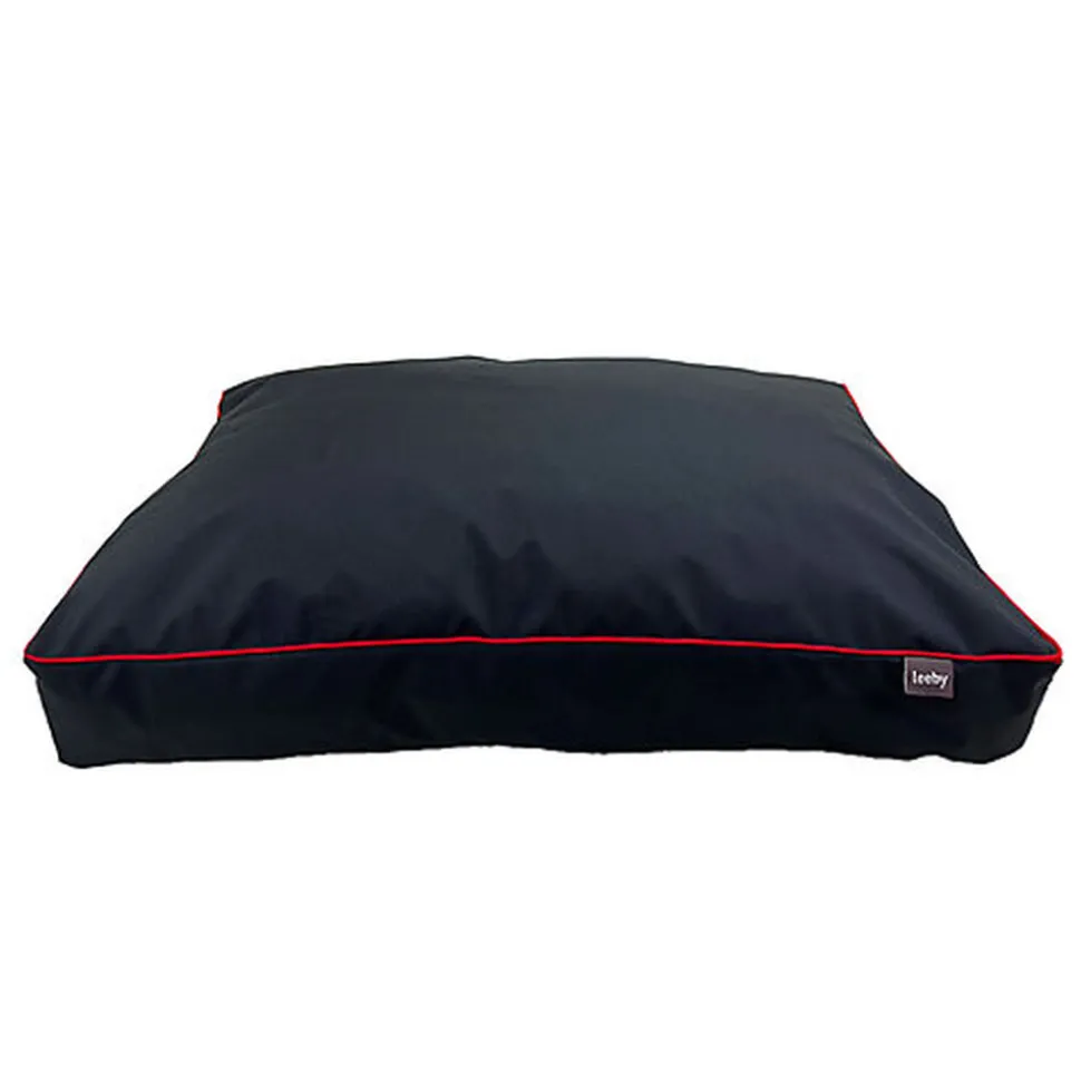 Leeby - Coussin Imperméable Noir pour Chiens