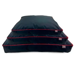 Leeby - Coussin Imperméable Noir pour Chiens