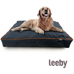 Leeby - Coussin Imperméable Gris pour Chiens