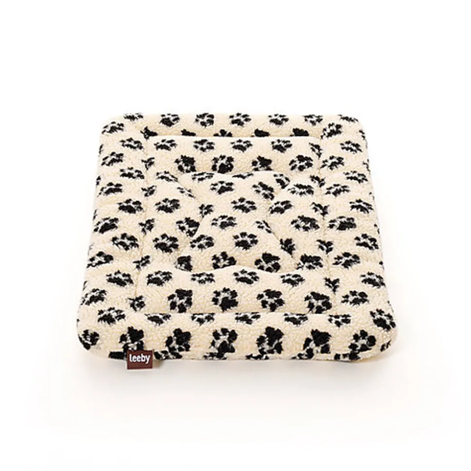 Leeby - Tapis Imprimé Pattes pour Chiens