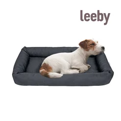 Leeby - Tapis Noir Multi usage pour Chiens