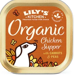 Lily's Kitchen - Barquette Recette Bio au Poulet pour Chiens - 150g
